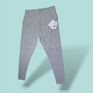 Beyond Yoga| Spacedye Caught in the Midi HW Legging - Silver Mist, Size XL